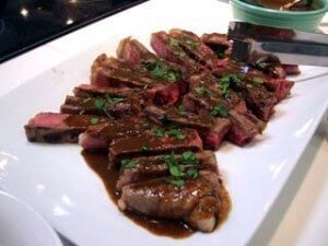 Steak with Sauce