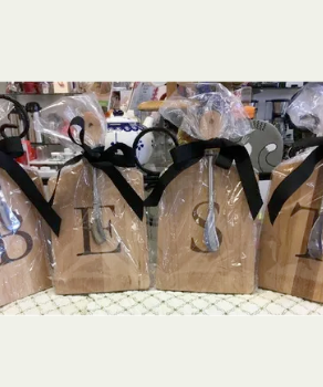 Monogrammed Cheese Boards